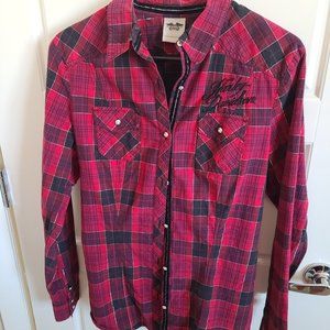 Harley Davidson button down shirt